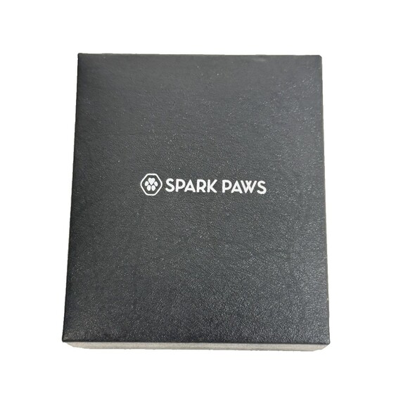 Spark Paws Dog Collar Initial Charm “C” – Gold CZ Letter Pendant Tag for Pets - Picture 7 of 8